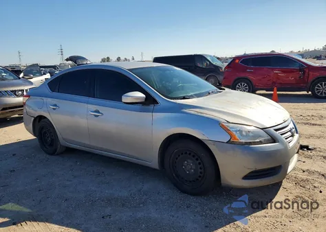 2014 Nissan Sentra S z USA, uszkodzony, nr VIN 3N1AB7AP4EY208434